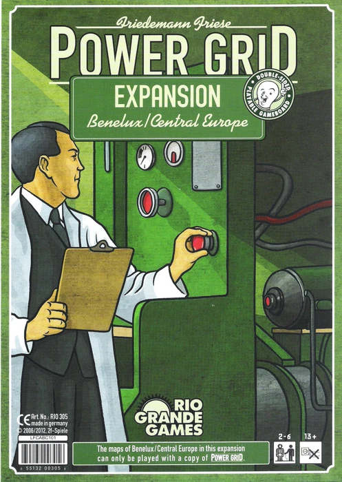 Cover image of Power Grid: Benelux/Central Europe board game