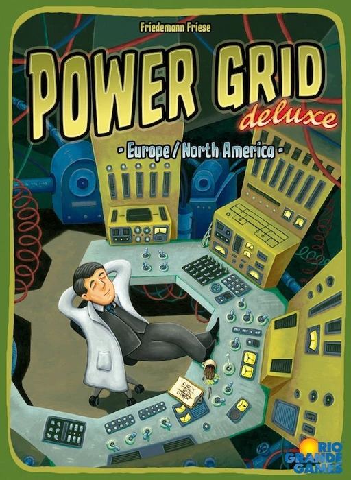 Cover image of Power Grid Deluxe: Europe/North America board game