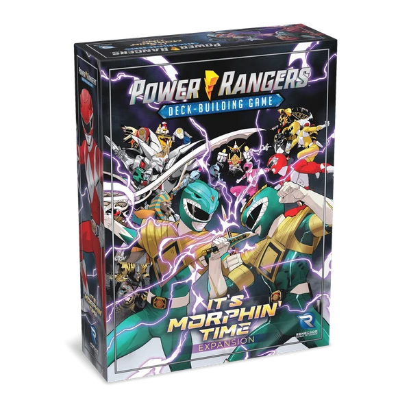 Cover image of Power Rangers Deck-Building Game: It's Morphin' Time board game