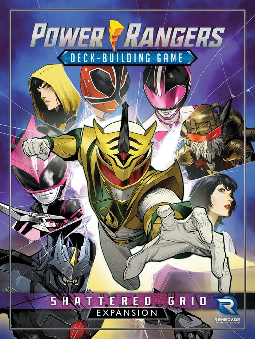 Cover image of Power Rangers Deck-Building Game: Shattered Grid board game