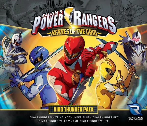 Cover image of Power Rangers: Heroes of the Grid – Dino Thunder Pack board game