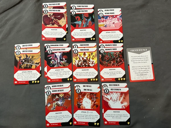 Cover image of Power Rangers: Heroes of the Grid – Forever Red Pack board game