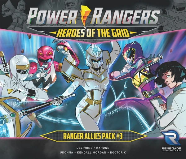 Cover image of Power Rangers: Heroes of the Grid – Ranger Allies Pack #3 board game