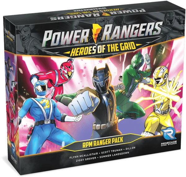 Cover image of Power Rangers: Heroes of the Grid – RPM Ranger Pack board game