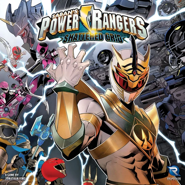 Cover image of Power Rangers: Heroes of the Grid – Shattered Grid board game