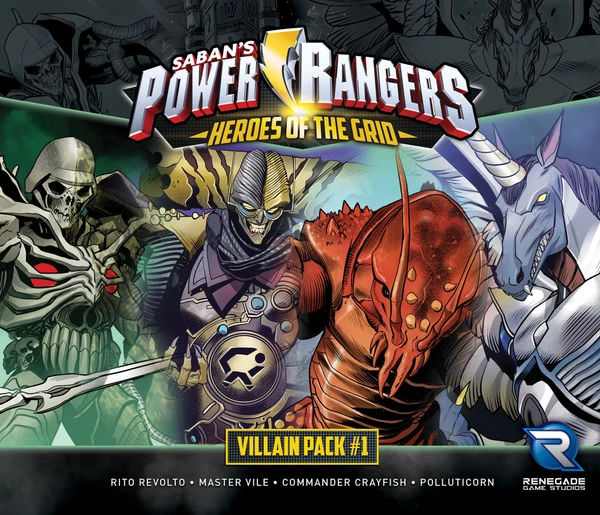 Cover image of Power Rangers: Heroes of the Grid – Villain Pack #1 board game