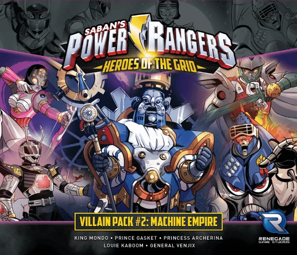 Cover image of Power Rangers: Heroes of the Grid – Villain Pack #2: Machine Empire board game