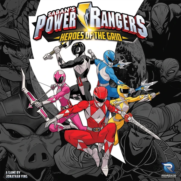 Cover image of Power Rangers: Heroes of the Grid board game