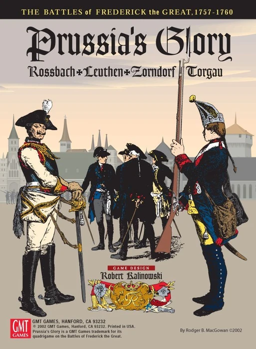 Cover image of Prussia's Glory: The Battles of Frederick the Great board game