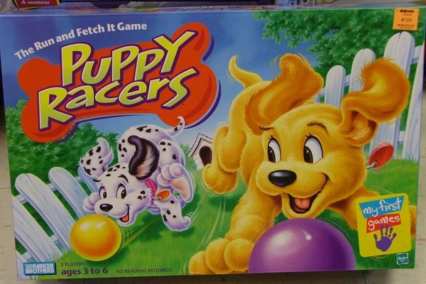 Cover image of Puppy Racers board game