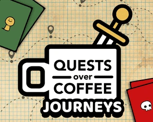 Cover image of Quests Over Coffee: Journeys board game