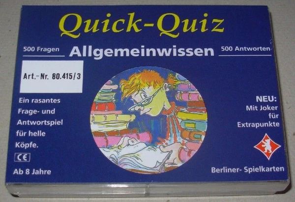 Cover image of Quick-Quiz board game