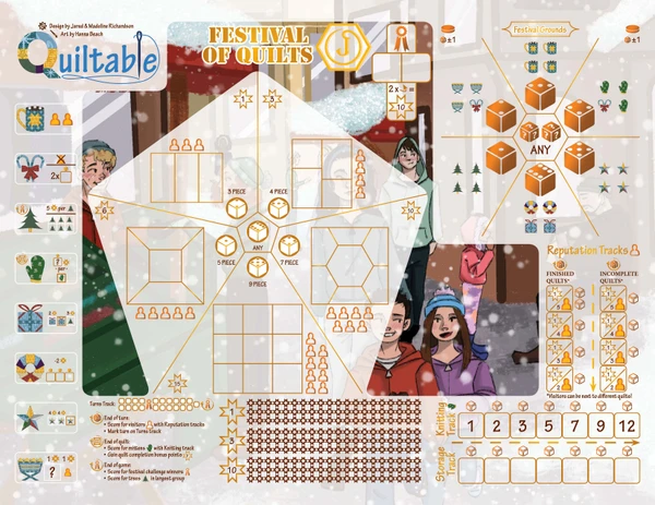 Cover image of Quiltable: Festival of Quilts board game