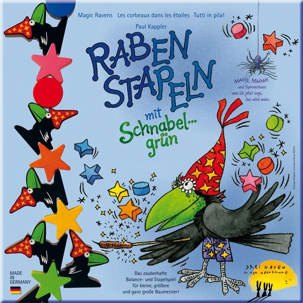 Cover image of Raben Stapeln mit Schnabelgrün board game