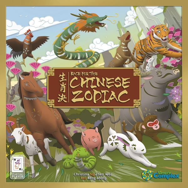 Cover image of Race for the Chinese Zodiac board game