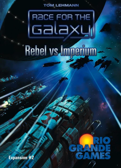 Cover image of Race for the Galaxy: Rebel vs Imperium board game