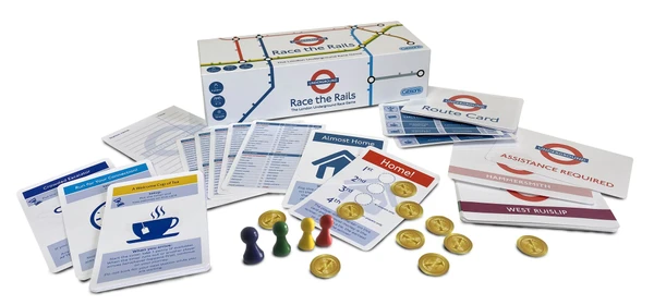 Cover image of Race The Rails board game