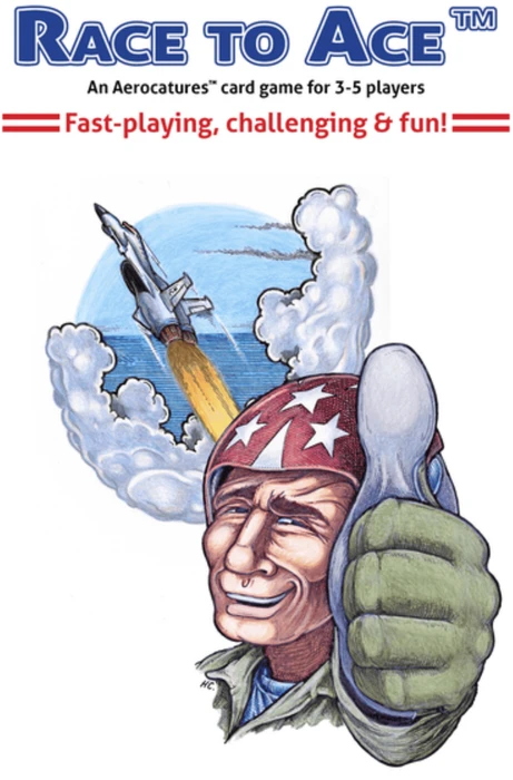 Cover image of Race to Ace:  An Aerocatures Game! board game