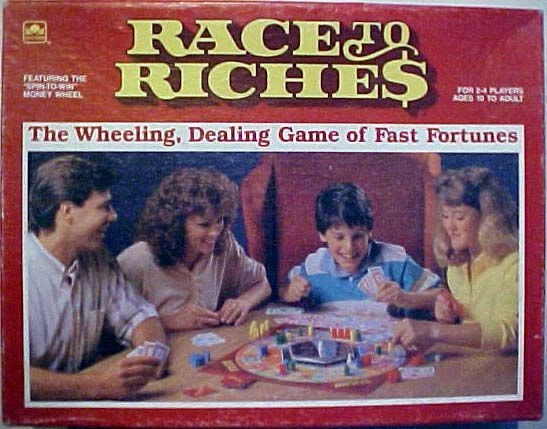 Cover image of Race to Riches board game