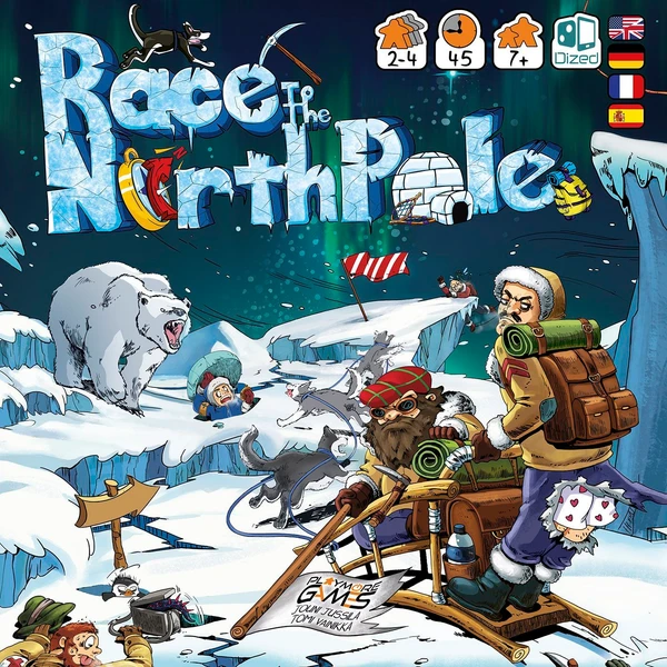 Cover image of Race to the North Pole board game