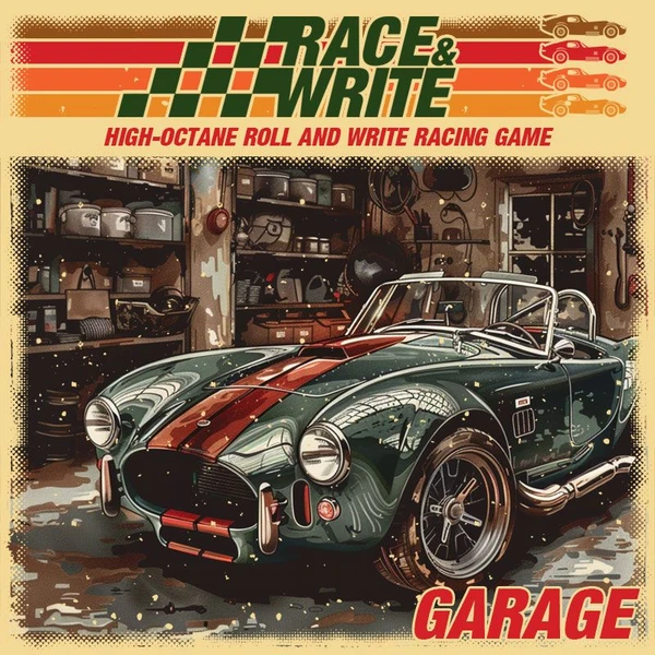 Cover image of Race & Write: Garage board game