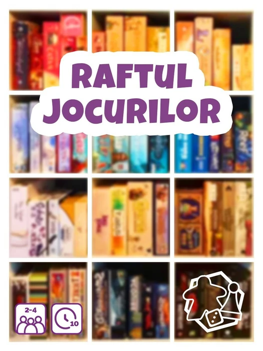 Cover image of Raftul Jocurilor board game