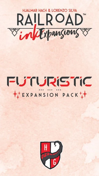 Cover image of Railroad Ink: Futuristic Expansion Pack board game