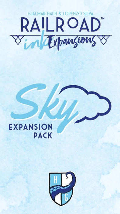 Cover image of Railroad Ink: Sky Expansion Pack board game