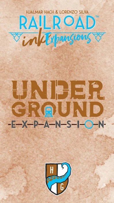 Cover image of Railroad Ink: Underground Expansion Pack board game