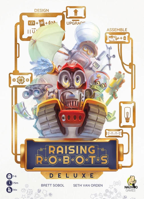 Cover image of Raising Robots: Deluxe board game