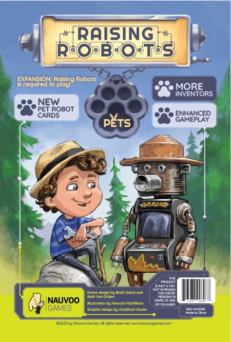 Cover image of Raising Robots: Pets board game