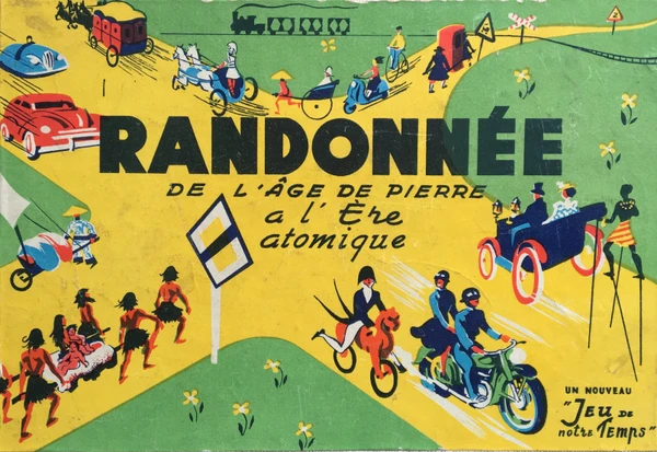 Cover image of Randonnée de l'âge de pierre à l'ère atomique board game