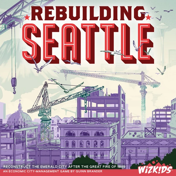 Cover image of Rebuilding Seattle board game