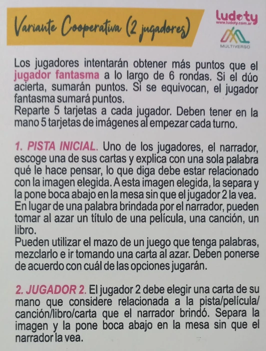 Cover image of Respuestas Abiertas: Imágenes – Variante Cooperativa board game