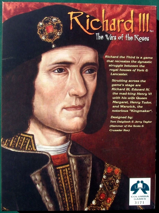 Cover image of Richard III: The Wars of the Roses board game