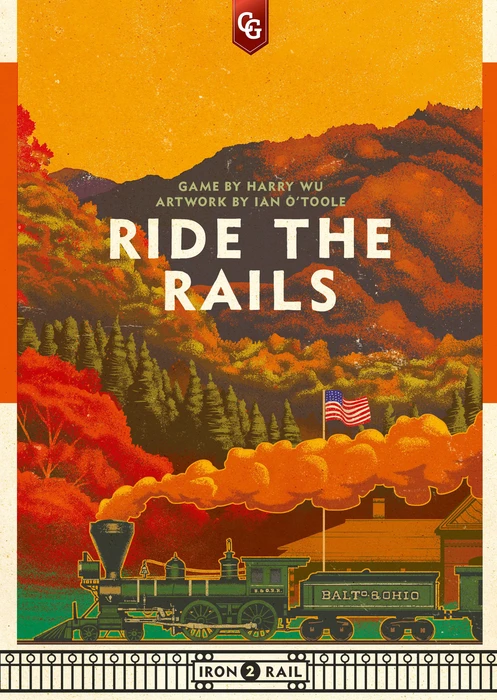 Cover image of Ride the Rails board game