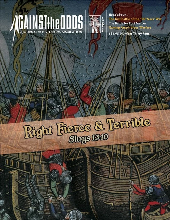 Cover image of Right Fierce & Terrible: Sluys 1340 board game