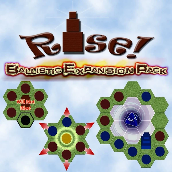 Cover image of Rise! The Ballistic Expansion Pack board game
