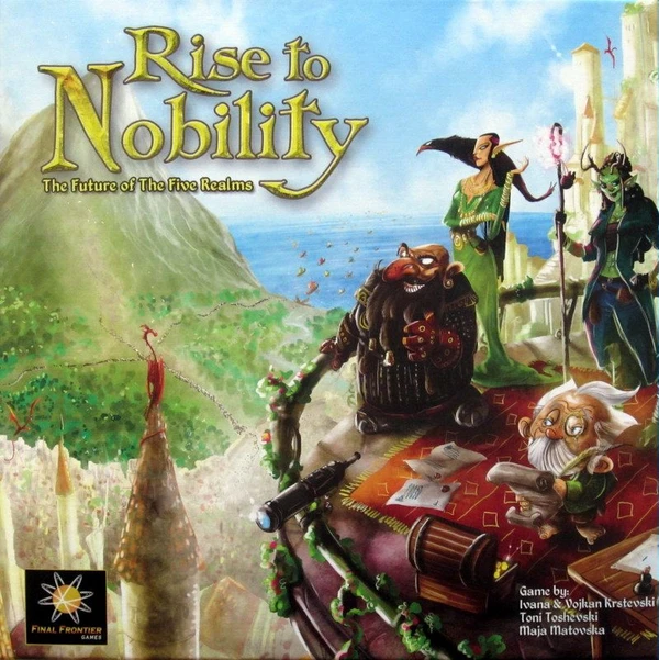 Cover image of Rise to Nobility board game