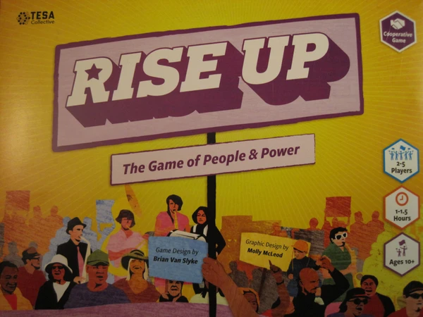 Cover image of Rise Up: The Game of People and Power board game