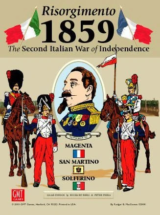 Cover image of Risorgimento 1859: the Second Italian War of Independence board game