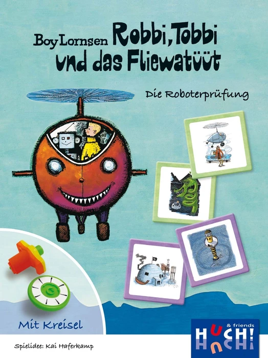 Cover image of Robbi, Tobbi und das Fliewatüüt: Die Roboterprüfung board game