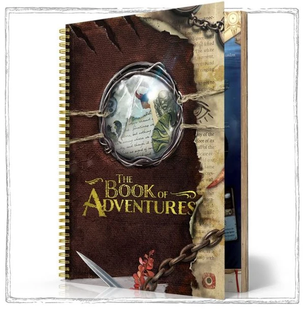 Cover image of Robinson Crusoe: Adventures on the Cursed Island – The Book of Adventures (Gamefound Edition) board game