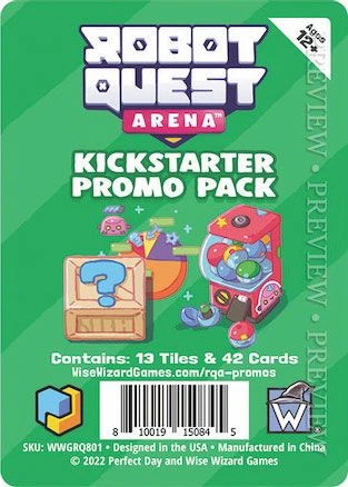 Cover image of Robot Quest Arena: Kickstarter Promo Pack board game