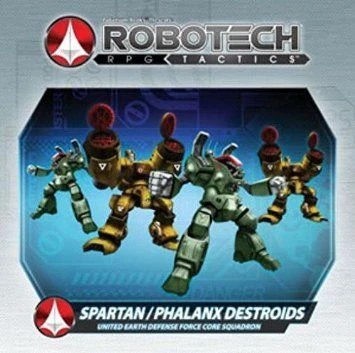 Cover image of Robotech RPG Tactics: UEDF Spartan/Phalanx Destroids board game