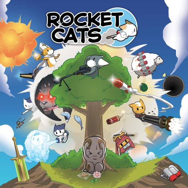 Cover image of Rocket Cats board game