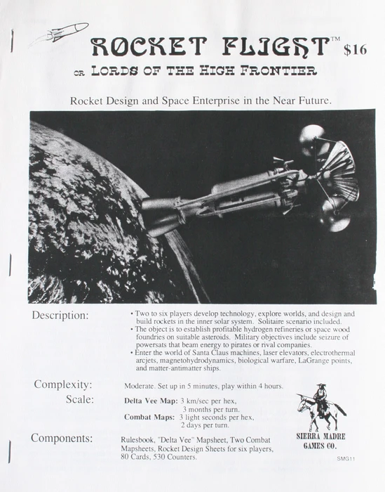 Cover image of Rocket Flight board game