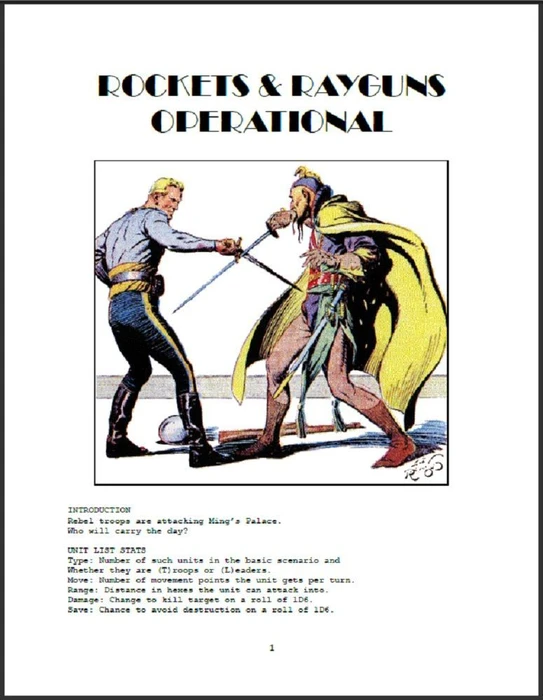 Cover image of Rockets & Rayguns Operational board game