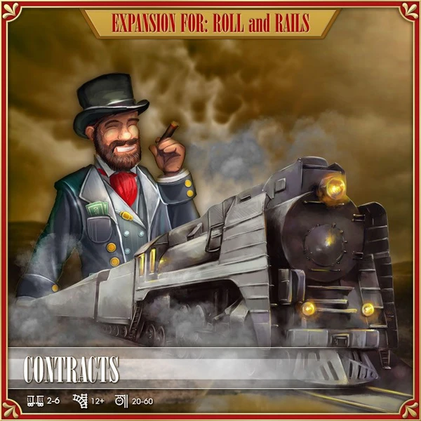 Cover image of Roll and Rails: Contracts Expansion board game