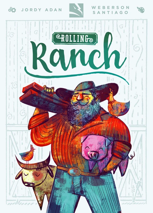 Cover image of Rolling Ranch board game